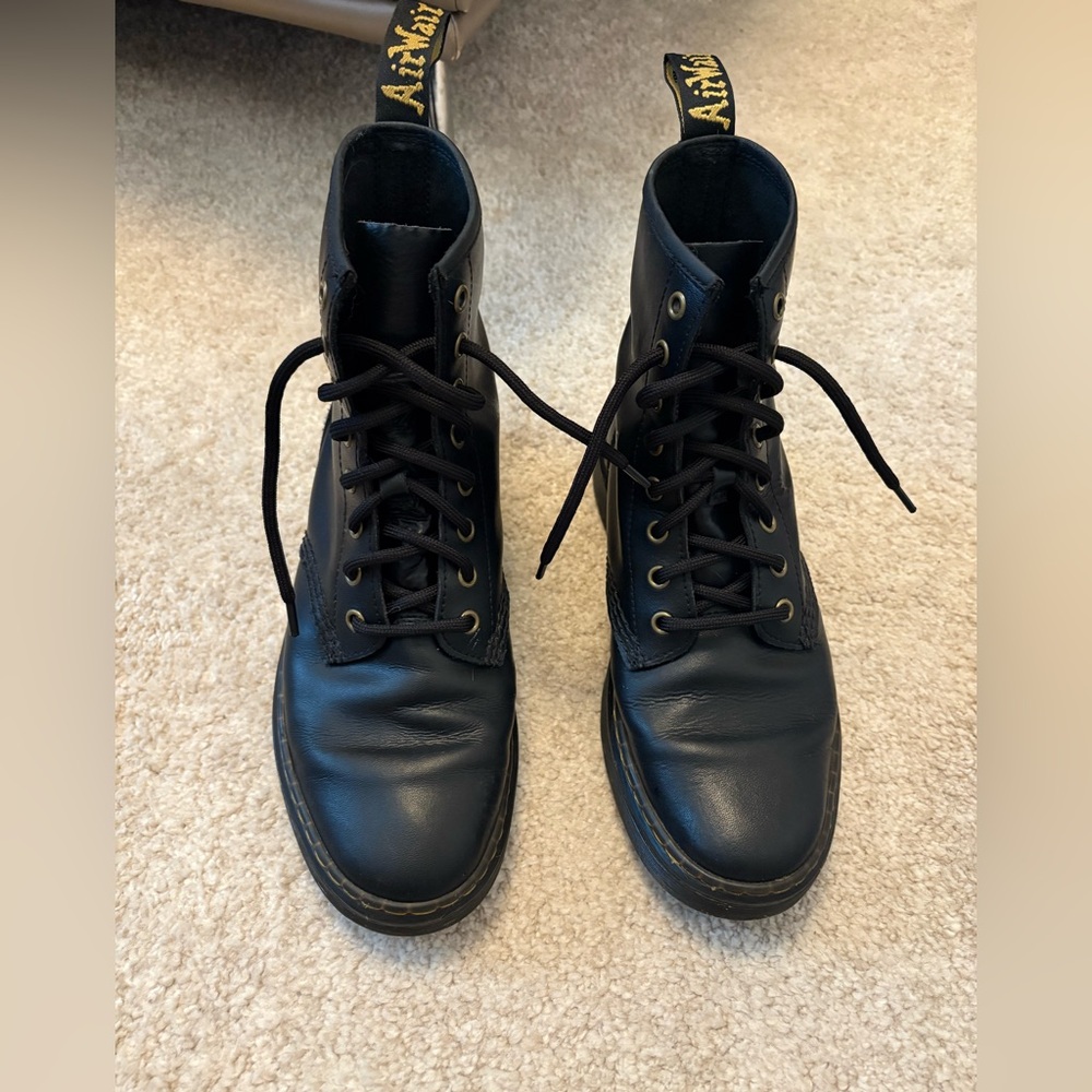 Dr. Martens Zavala Combat Boots (Black)